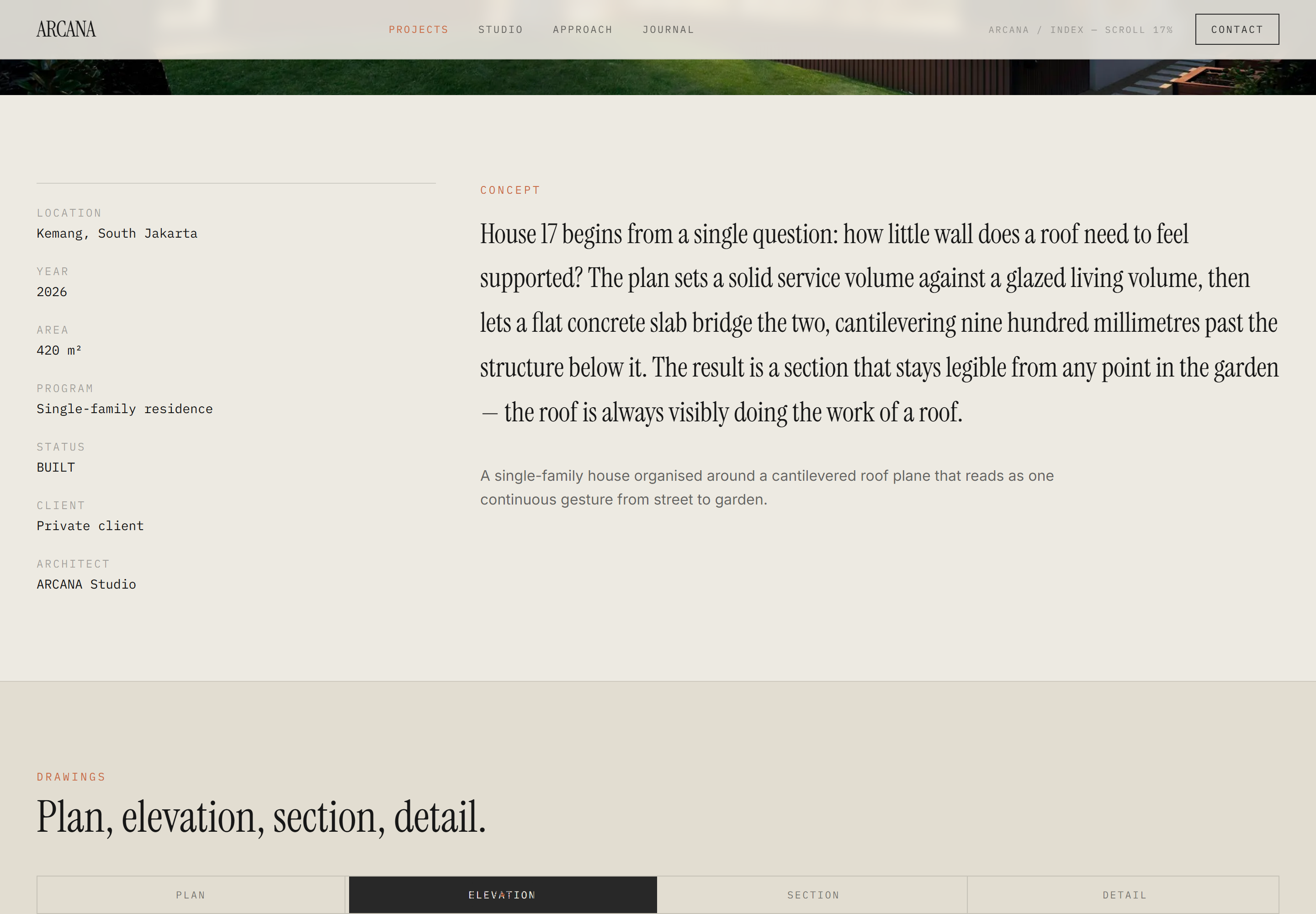 Inner Page preview for this template