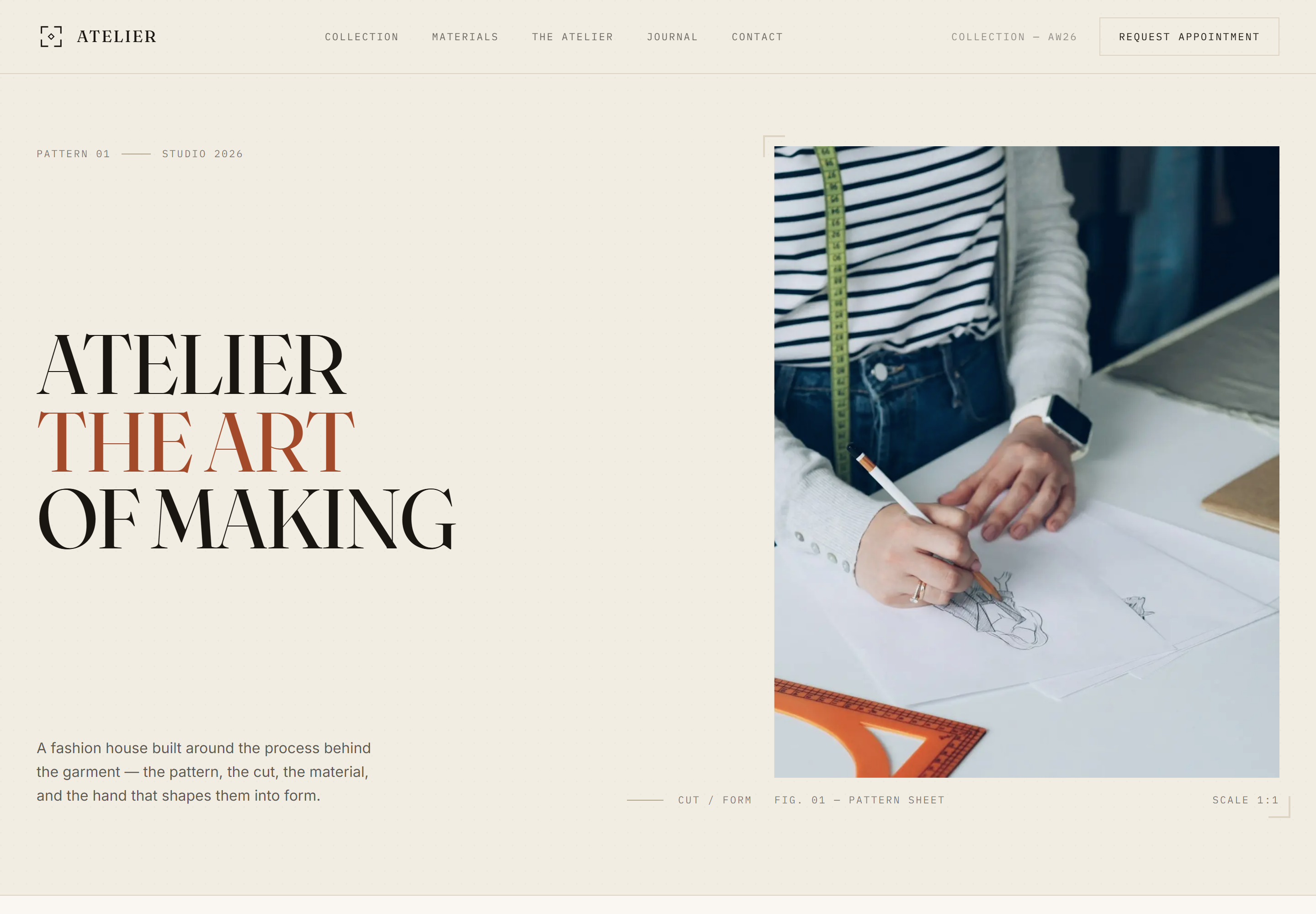 Preview of the ATELIER template